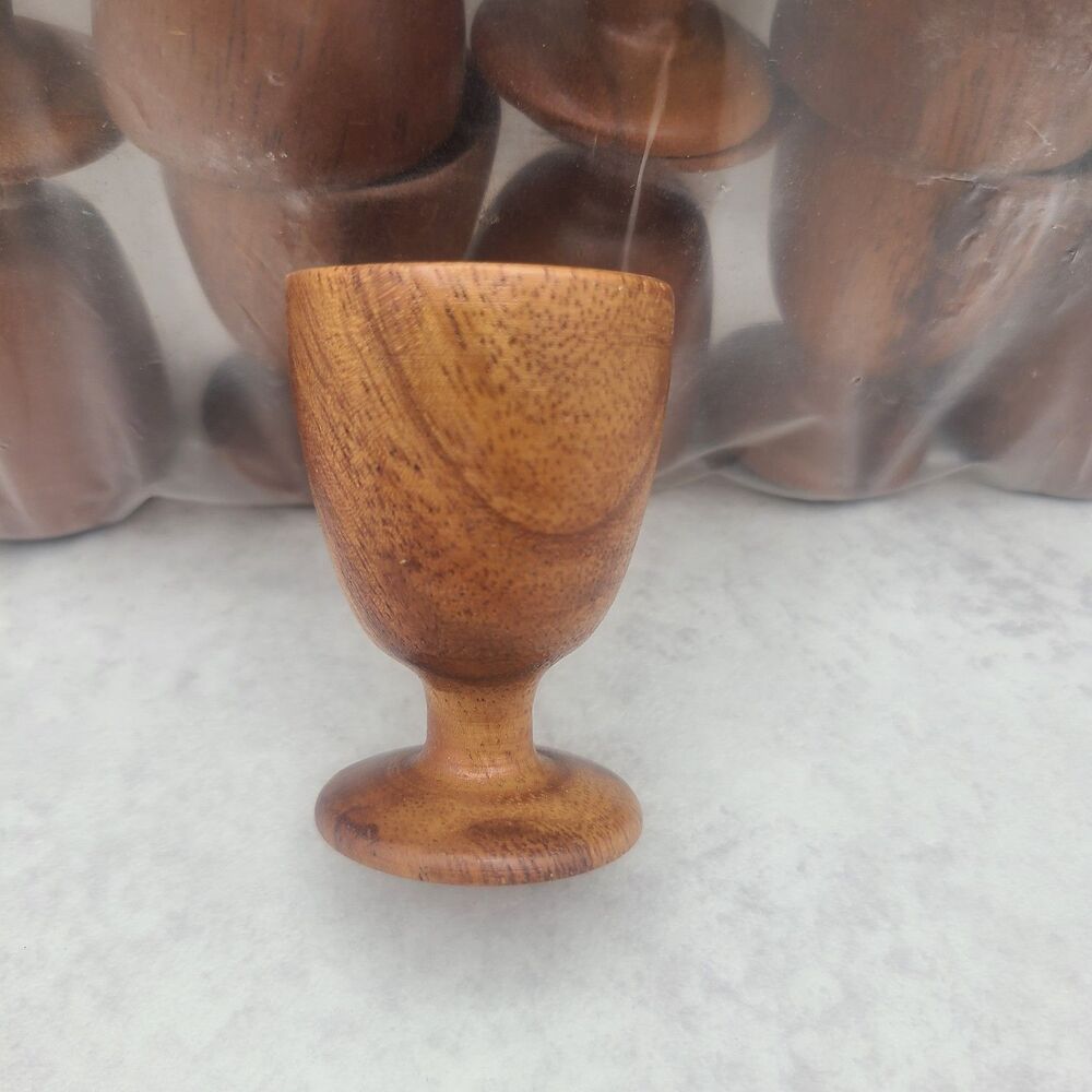 Wooden Miniature Goblets NEW 3 Inches Tall Set Of 12 Communion Cup Goblet